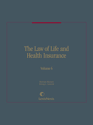 cover image of The Law of Life and Health Insurance